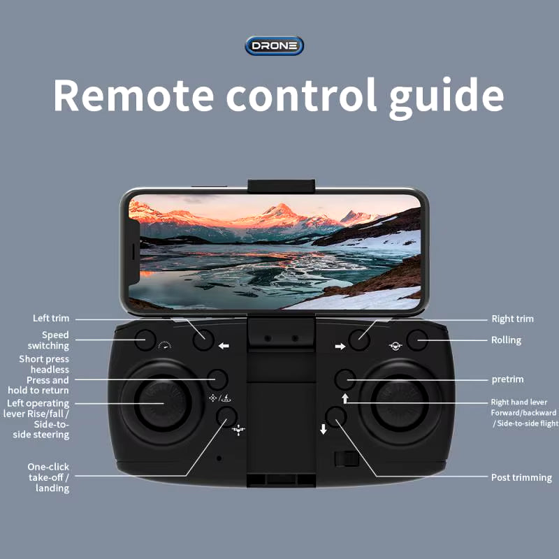 2024 New E88 WIFI FPV Drone Wide Angle HD 4K 1080P Camera Height Hold RC Foldable Quadcopter Dron Helicopter Toys Gift