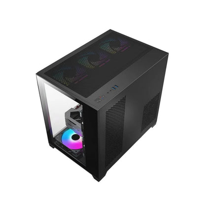 Gaming Desktop PC, Intel Core I7 13700F, NVIDIA RTX 4060, 1TB NVME SSD, 32GB DDR5 RAM , Black, Windows 11 Home