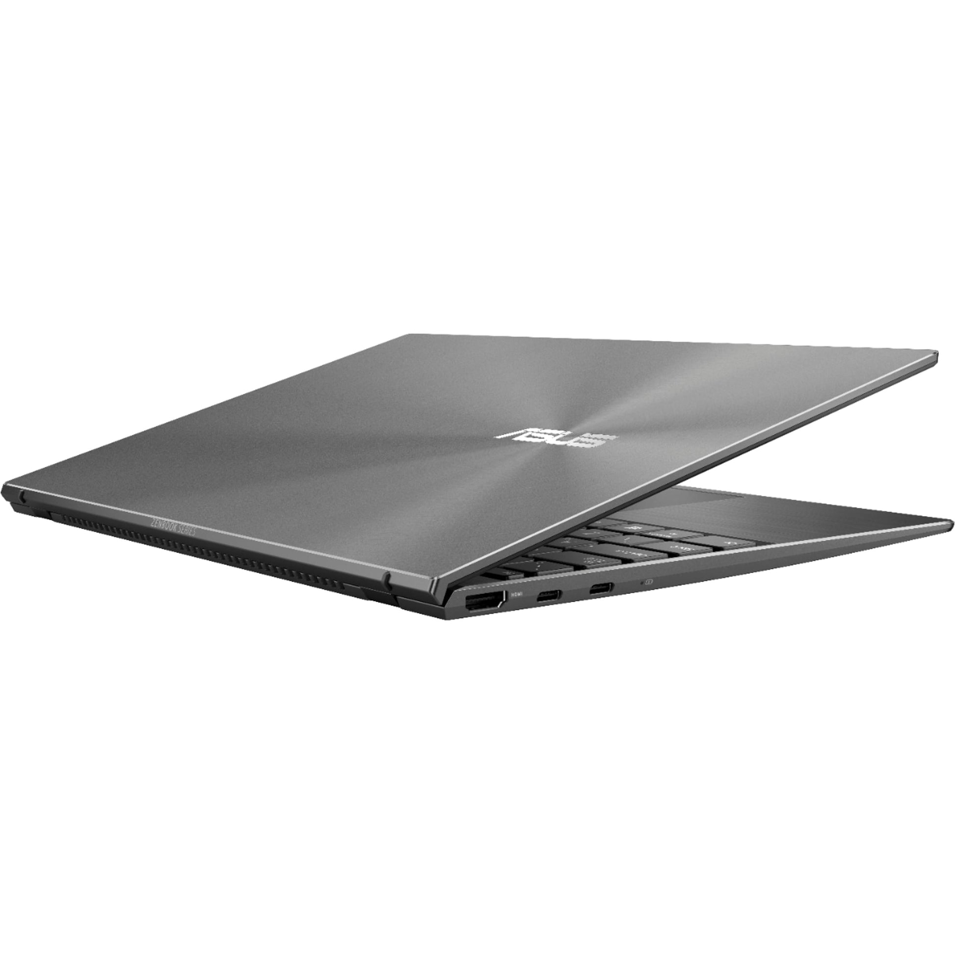 Zenbook Q 14" FHD Laptop, AMD Ryzen 5 5500U, 8GB RAM, 256GB SSD, Windows 10, Light Gray, Q408UG-211.BL