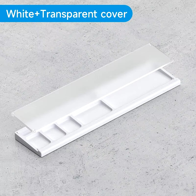 Keyboard Wrist Rest Pad Ergonomic Soft Memory Foam Support Desktop Storage Box Easy Typing Pain Relief for Office Home