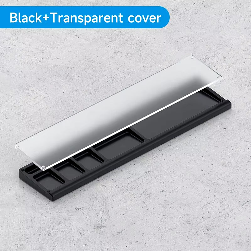 Keyboard Wrist Rest Pad Ergonomic Soft Memory Foam Support Desktop Storage Box Easy Typing Pain Relief for Office Home