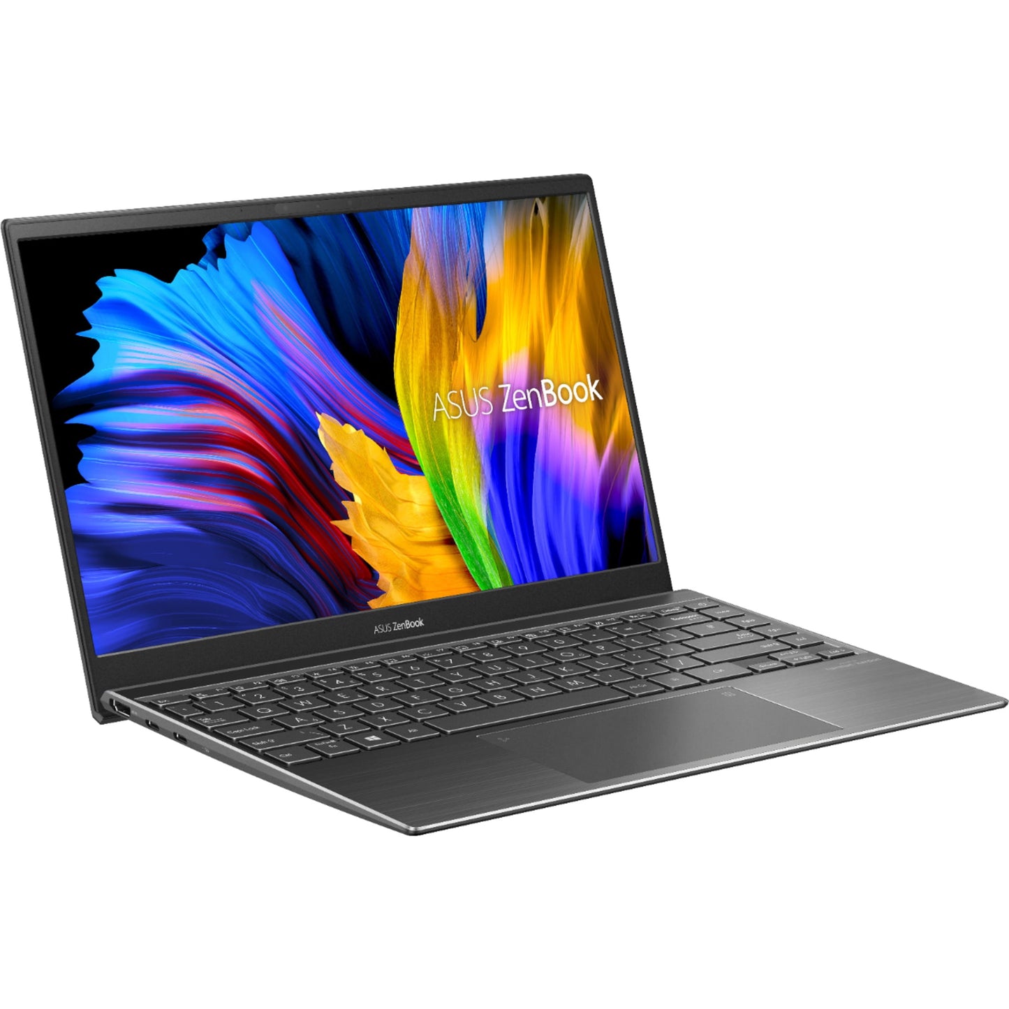 Zenbook Q 14" FHD Laptop, AMD Ryzen 5 5500U, 8GB RAM, 256GB SSD, Windows 10, Light Gray, Q408UG-211.BL